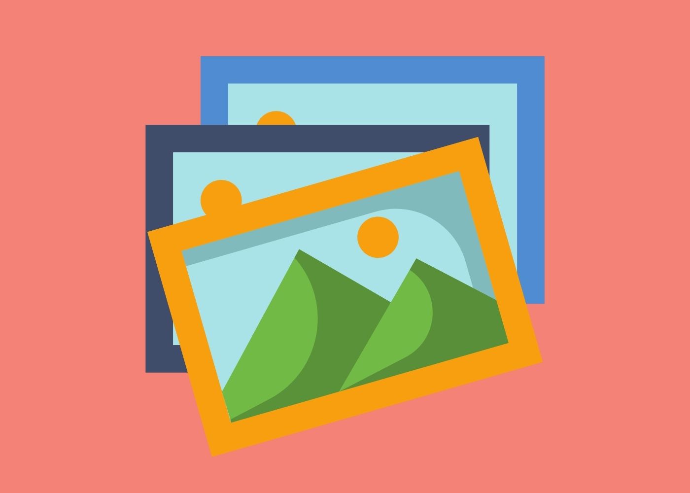 photo collection colourful graphic