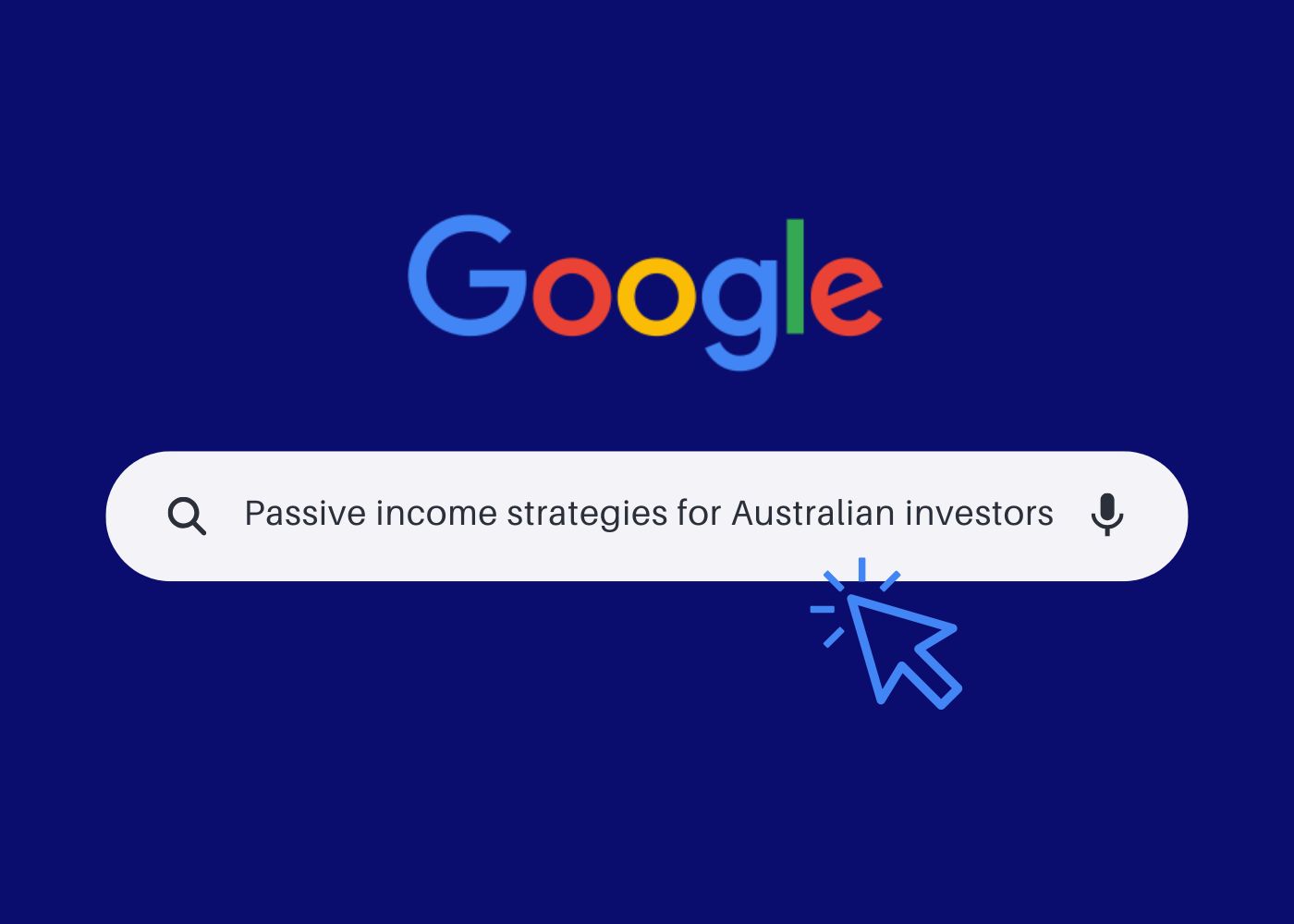 longtail keyword search example for financial advice clients Google search bar with a written longtail keyword example targeting to financial advice clients