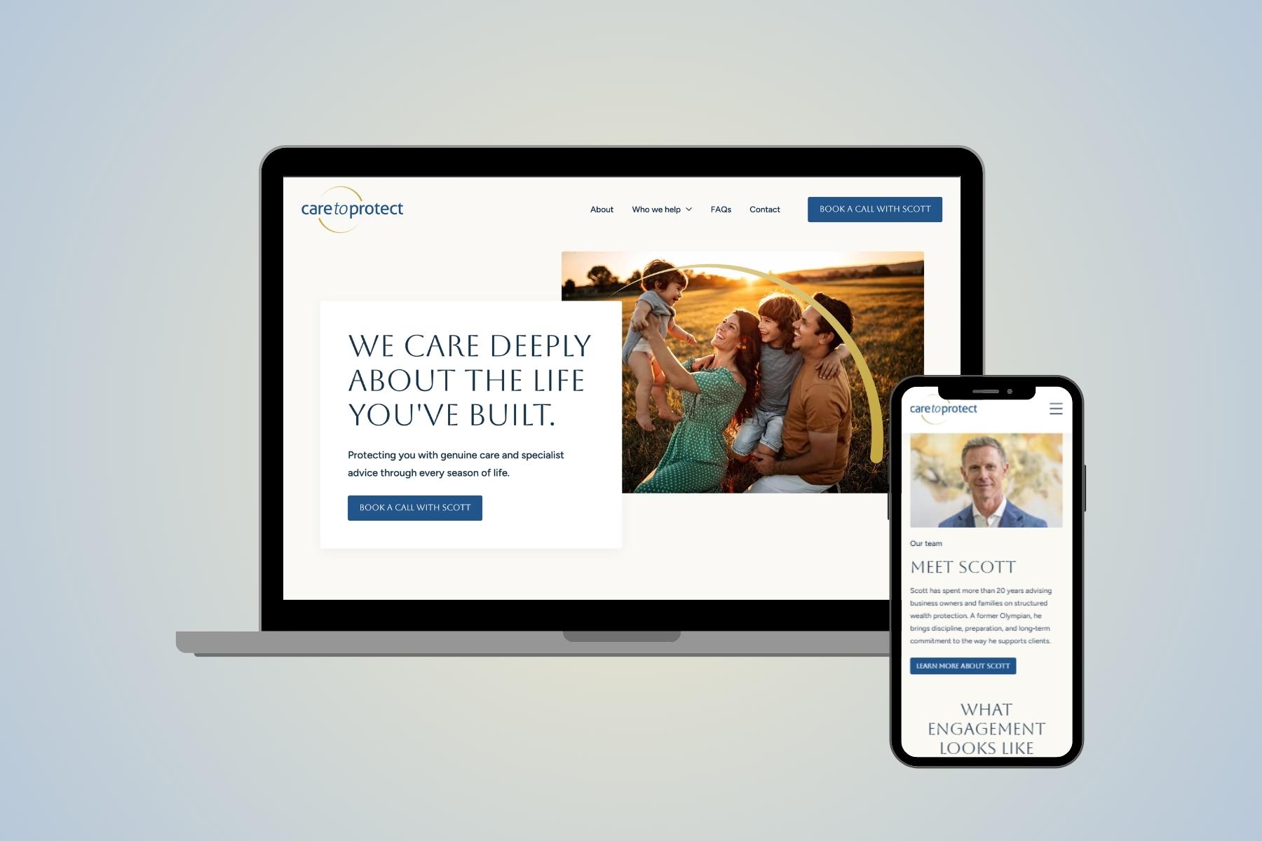Care to protect website preview Care to protect website preview